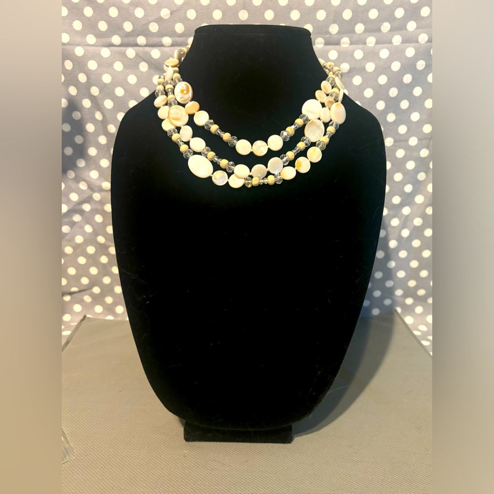 Multi strand necklace